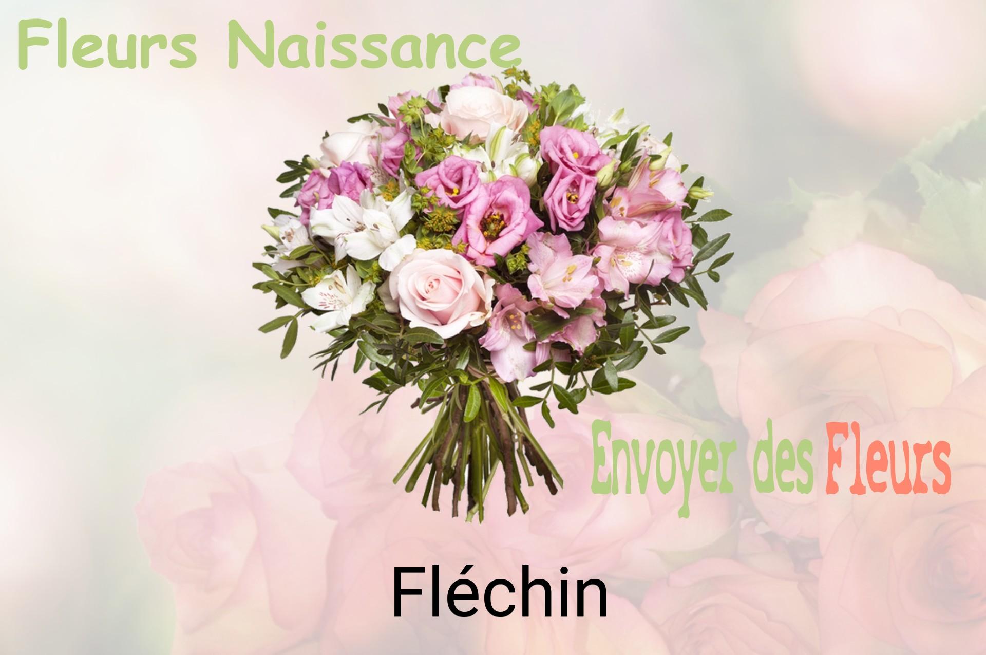 Bouquet de fleurs de naissance livré à Fléchin